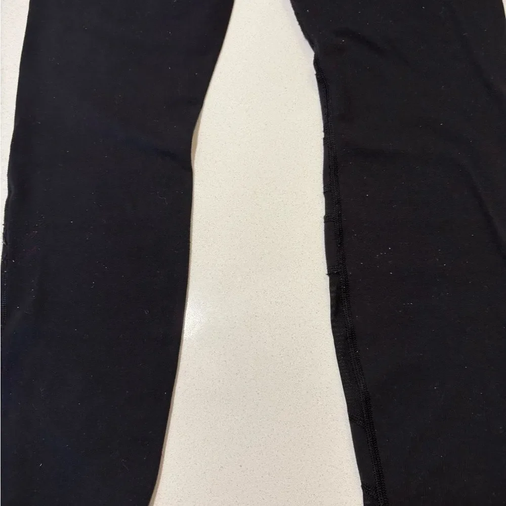 Lululemon black mesh leggings (flawed) size 4. - Picture 8 of 9